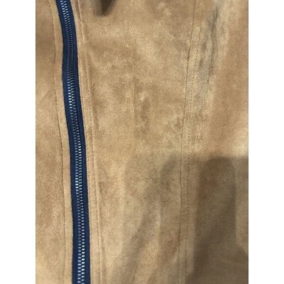 Jaase Brown Suede Cropped Jacket w Fringe, Size Small, Western Cowgirl Boho - Picture 6 of 6